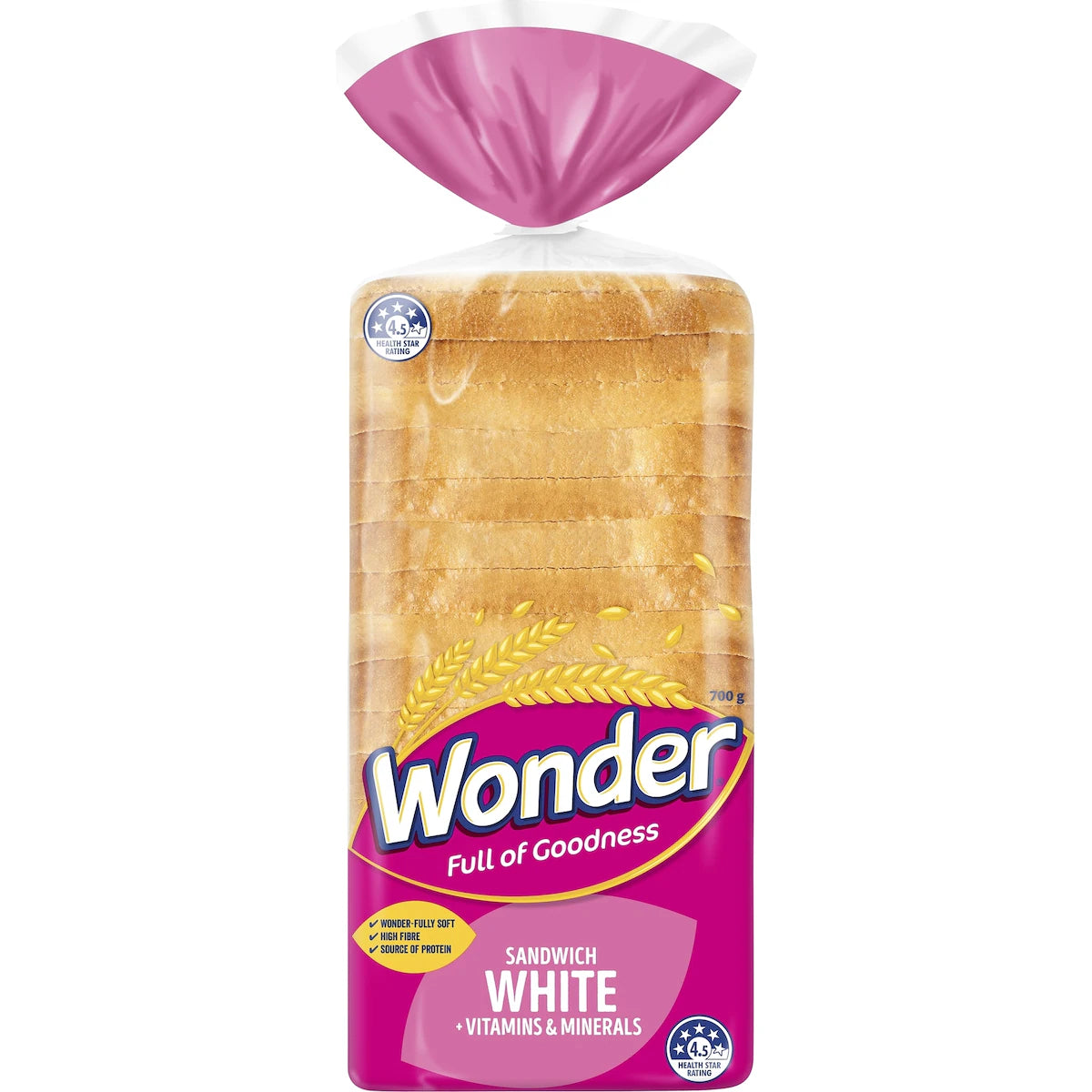 Wonder White Bread + Vitamins & Minerals 700g