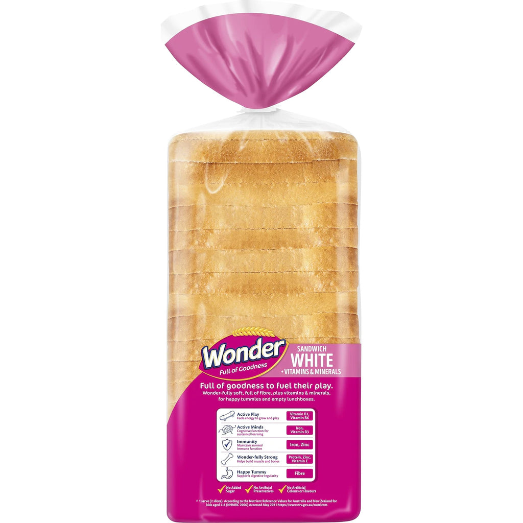 Wonder White Bread + Vitamins & Minerals 700g