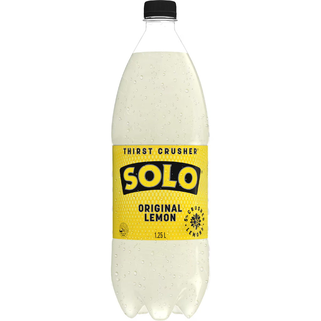 Solo Original Lemon Soft Drink Bottle 1.25L