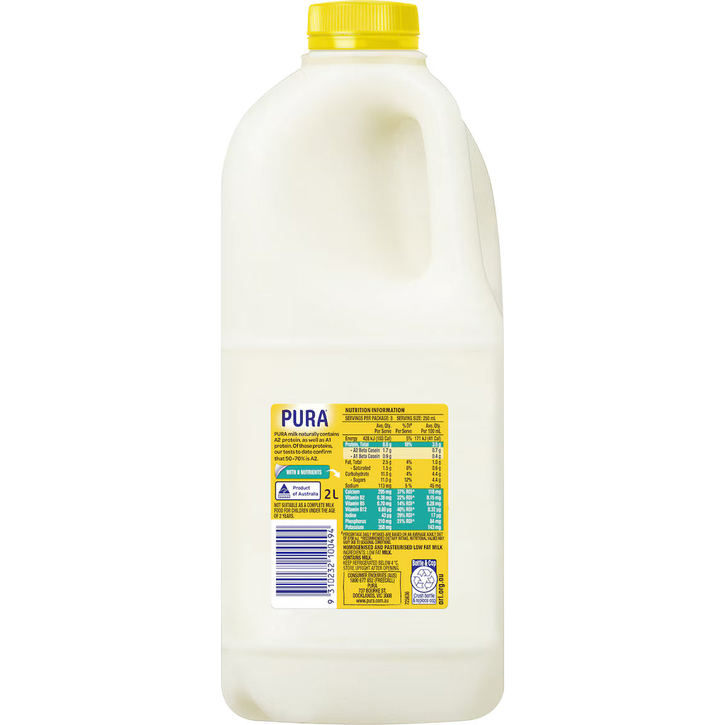 Pura Light Start Milk 2L