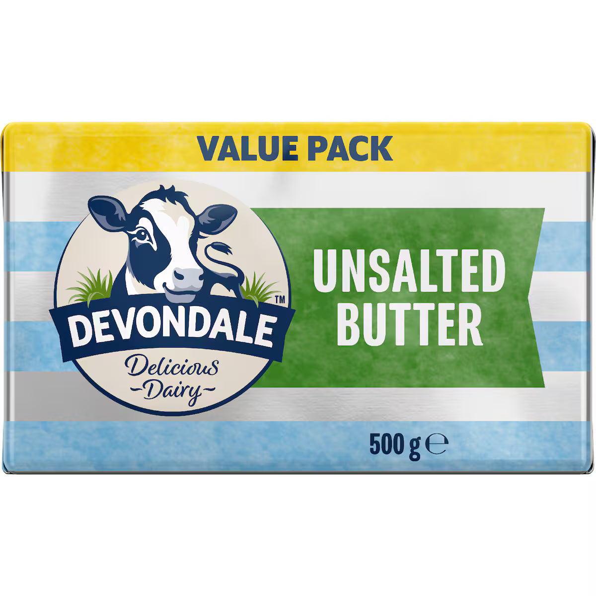 Devondale Butter Block Unsalted 500g
