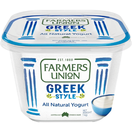 Farmers Union Greek Style Natural Yoghurt 1kg