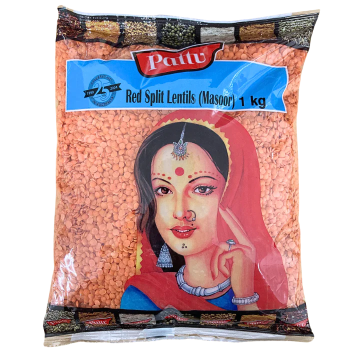 Pattu Red Split Lentil (Masoor) 1kg